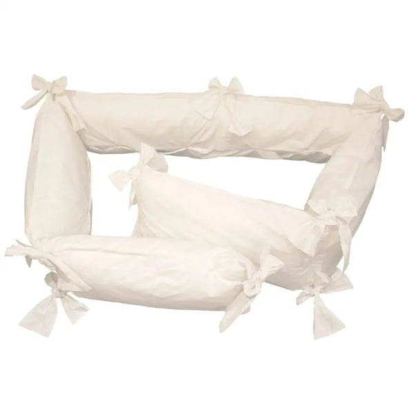 Cot Bumper- The Grand - Linen- Baby Belle