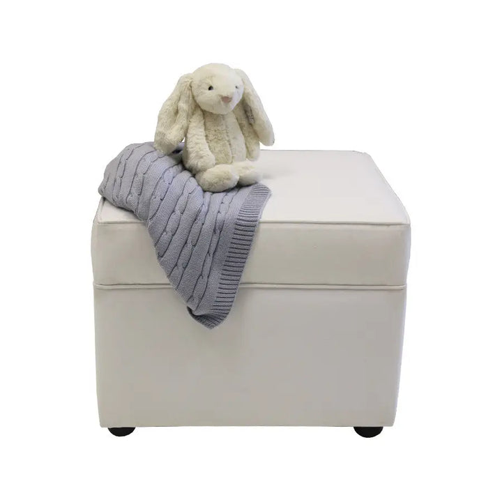 Ottoman- Entrée White - Ottoman- Baby Belle
