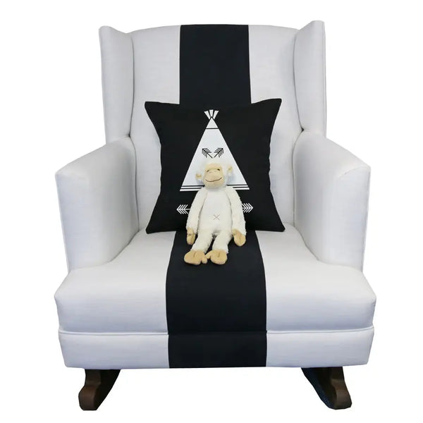 Feeding Chair - Eden Black & White - Feeding Chair- Baby Belle