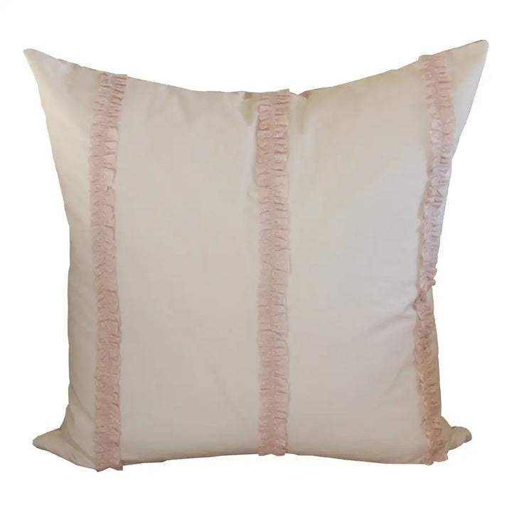 Scatter- Blush Rouche - Scatter Cushion