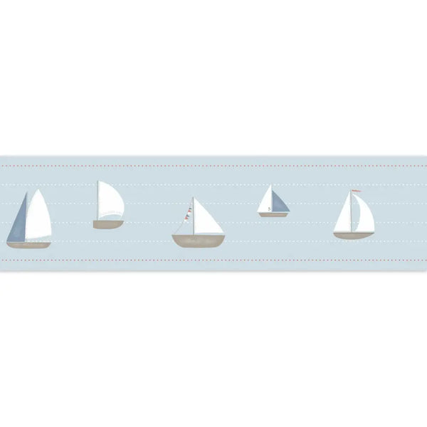 Wallpaper Border- R&N Babord Blue - Wallpaper