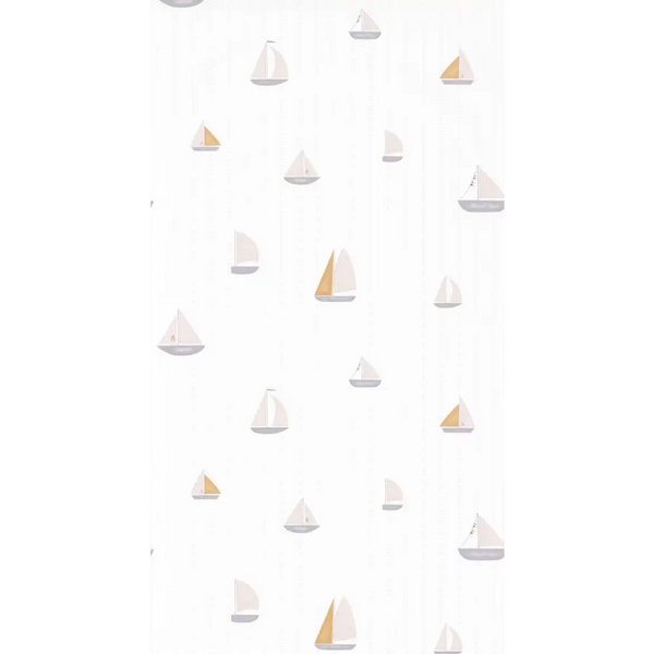 Wallpaper- R&N Sailboat Beige - Wallpaper