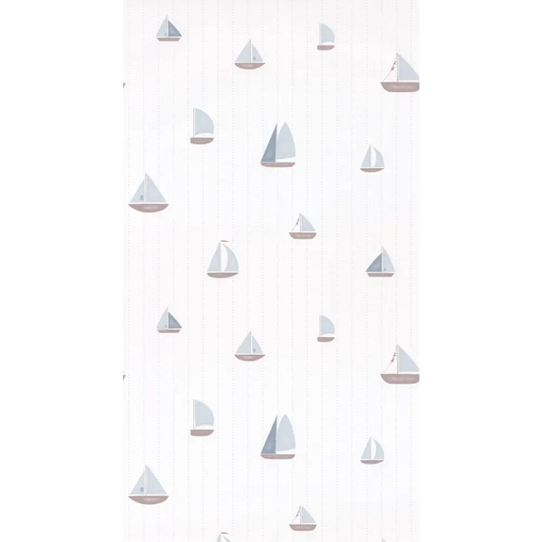 Wallpaper- R&N Sailboat Blue - Wallpaper